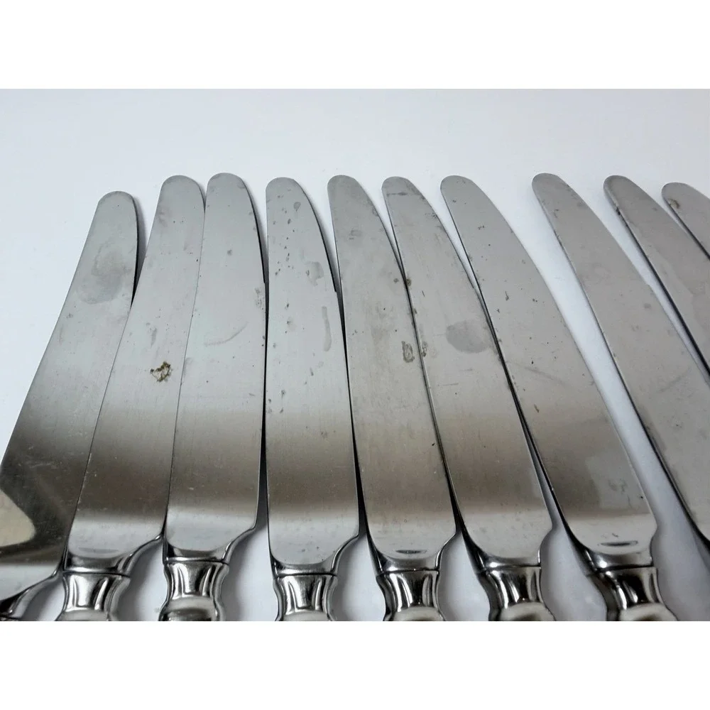 Oneida‎ Unity 10 Dinner Knives Stainless Flatware Replacements USA
